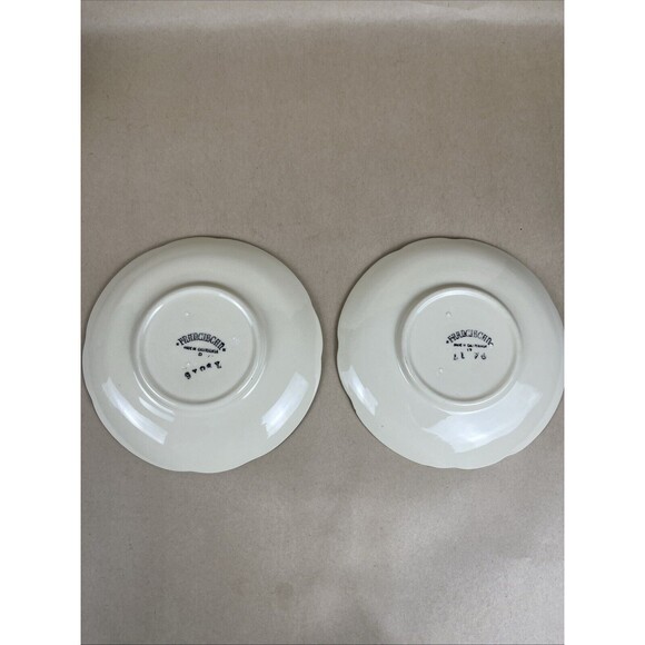 Set Of 2 Franciscan Desert‎ Rose Saucer 5.5” Made In California Mint Condition - Picture 2 of 3